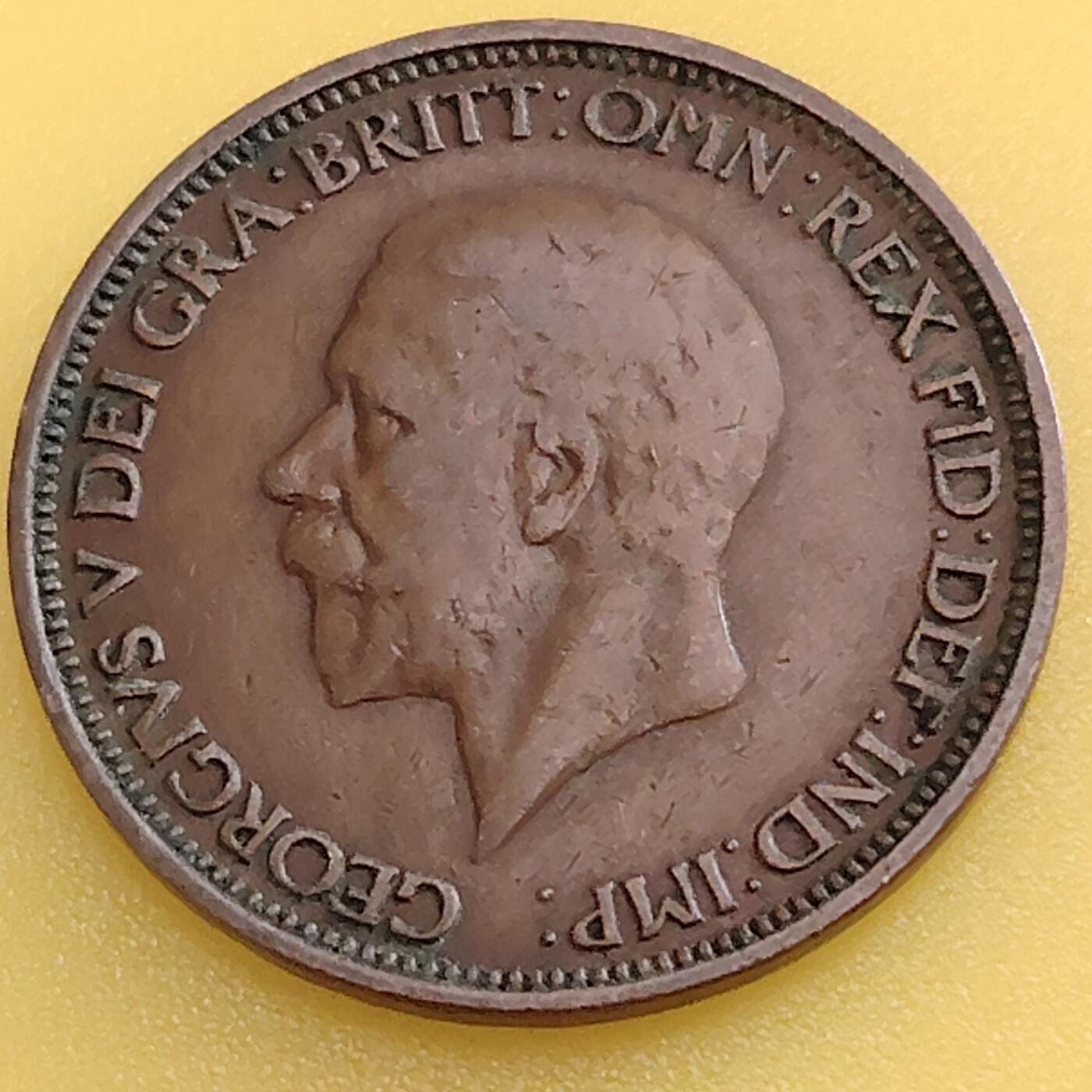 布加迪🐬～世界钱币(上海)🌾第 282 期 /  各国套币和散币 英国🇬🇧 1936年 1/2便士 乔治五世