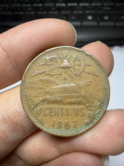 2026年集古藏今外币拍卖第三期-第7场—（总第317拍），可以寄存60天，满160元包邮。 - 1967年墨西哥20分