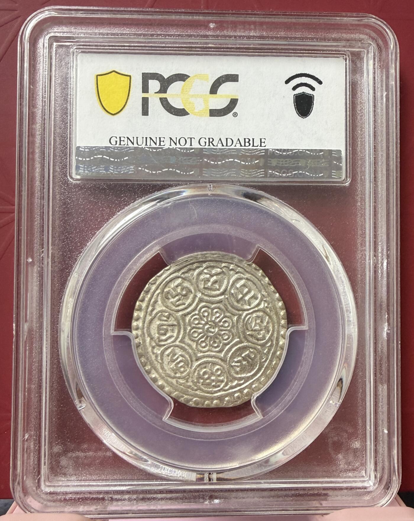 2026年3月捡漏拍 (1880-94) Tangka 中国西藏章噶银币