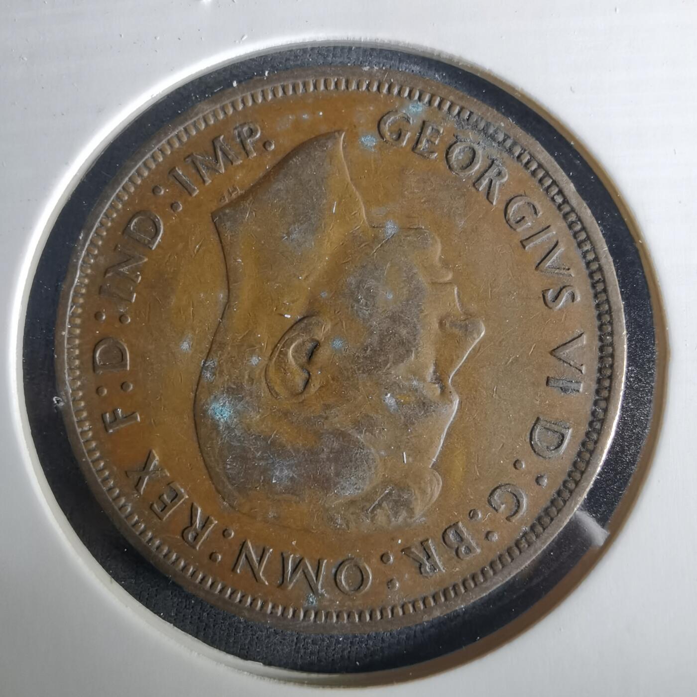 沼泽如烟--第1033场 英国1946年1便士