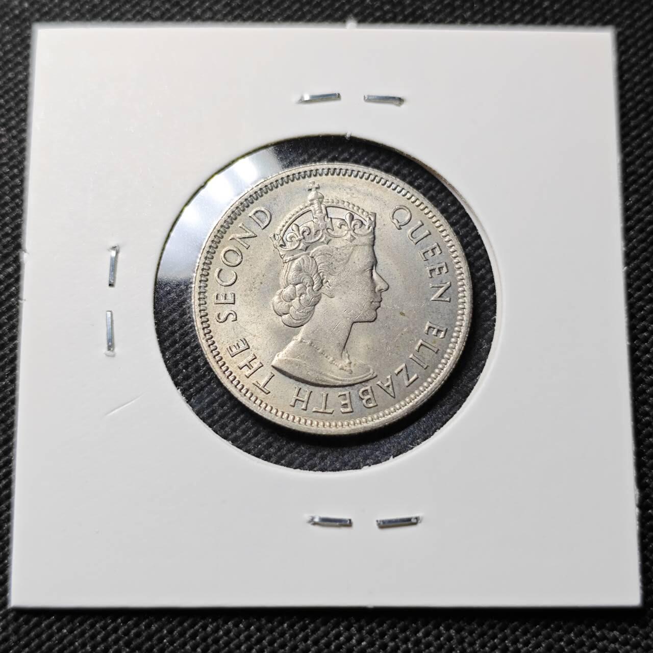 KK钱币收藏小铺   套币专场 2月预留时间 周末发货  1972香港女王5毫镍币