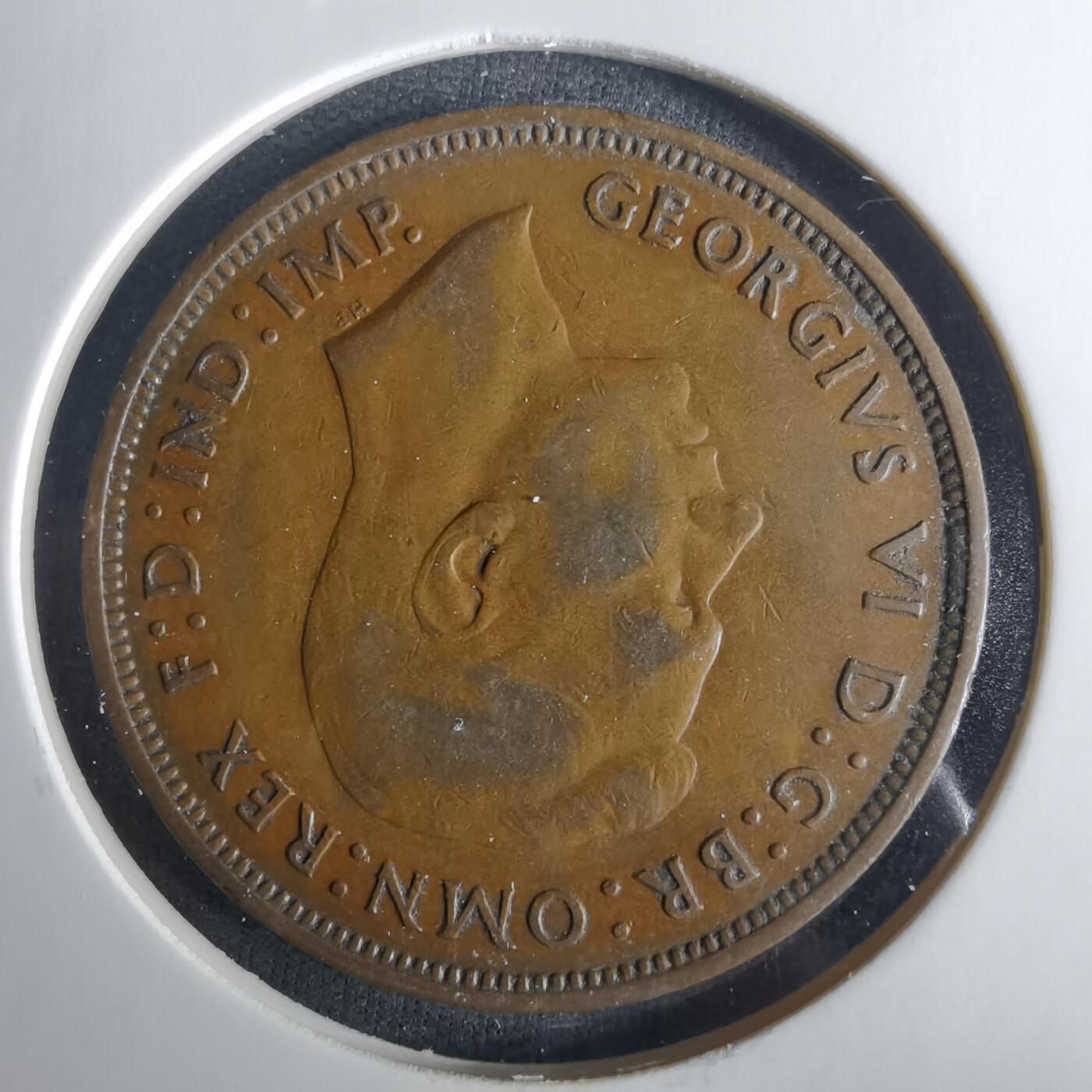 沼泽如烟--第1033场 英国1938年1便士