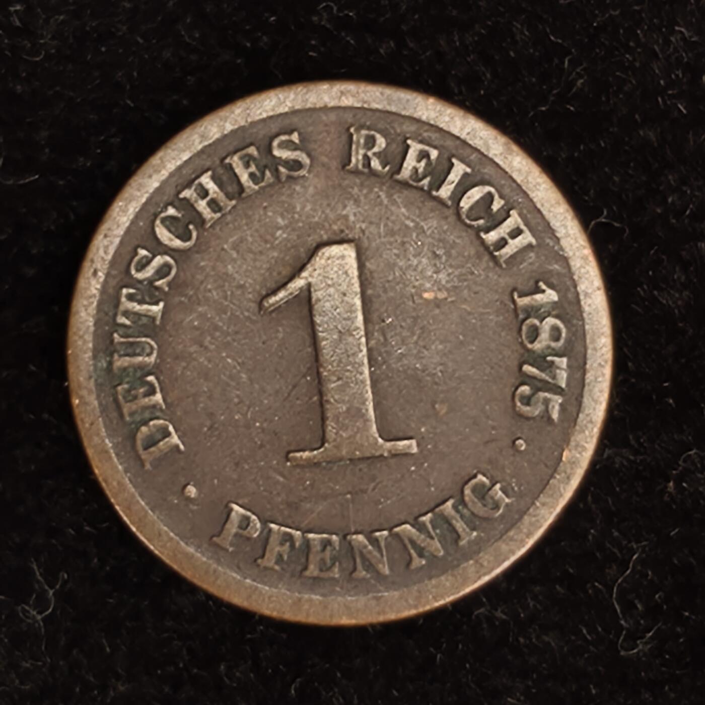 Krab外币市集Vol.27 德国1875F 1芬妮