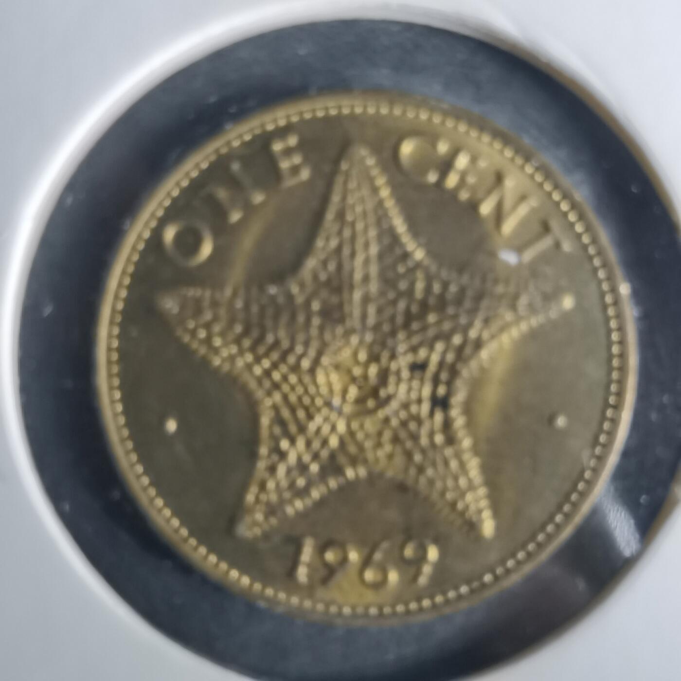 沼泽如烟--第1033场 巴哈马1969年一分