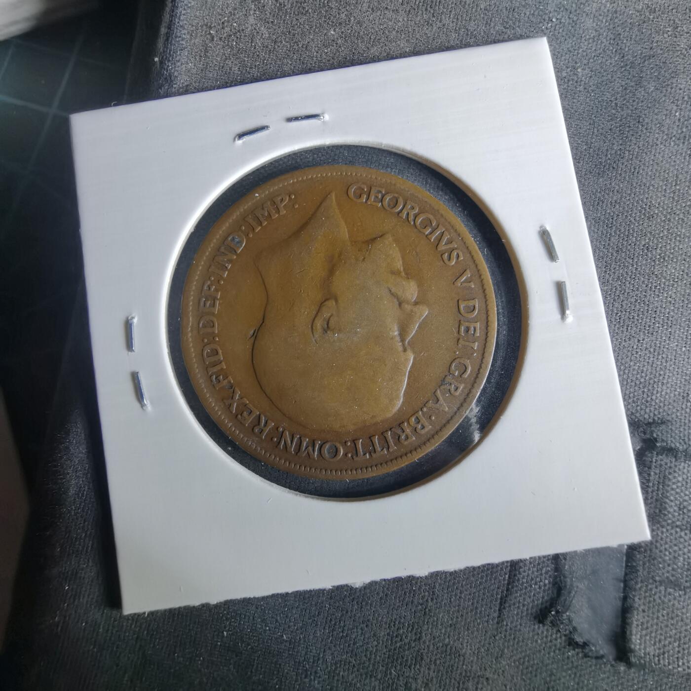 沼泽如烟--第1033场 英国1914年1便士