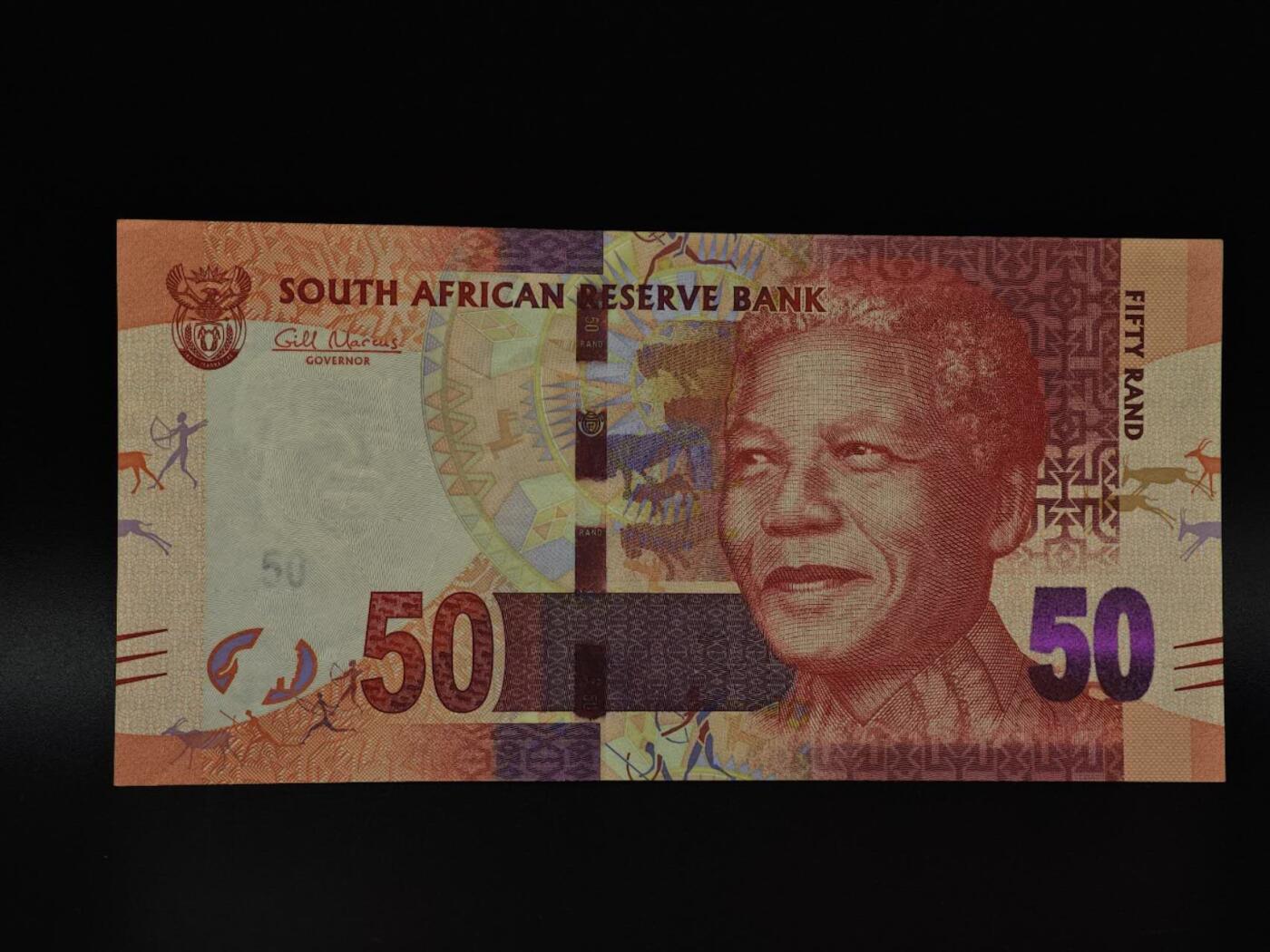  【淘币小摊】限时拍第八百八十四拍   纸币场    每周一统一发货 南非50兰德纸币