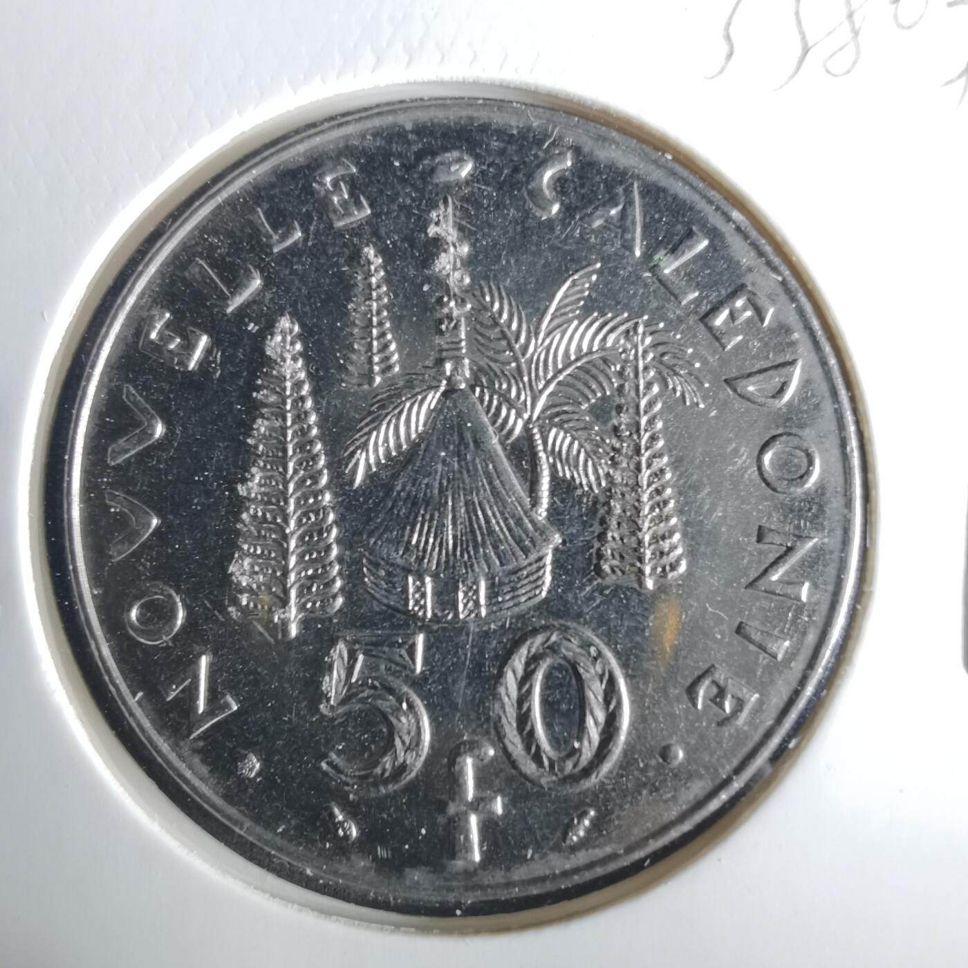 沼泽如烟--第1033场 法属新喀里多尼亚1983年50法郎