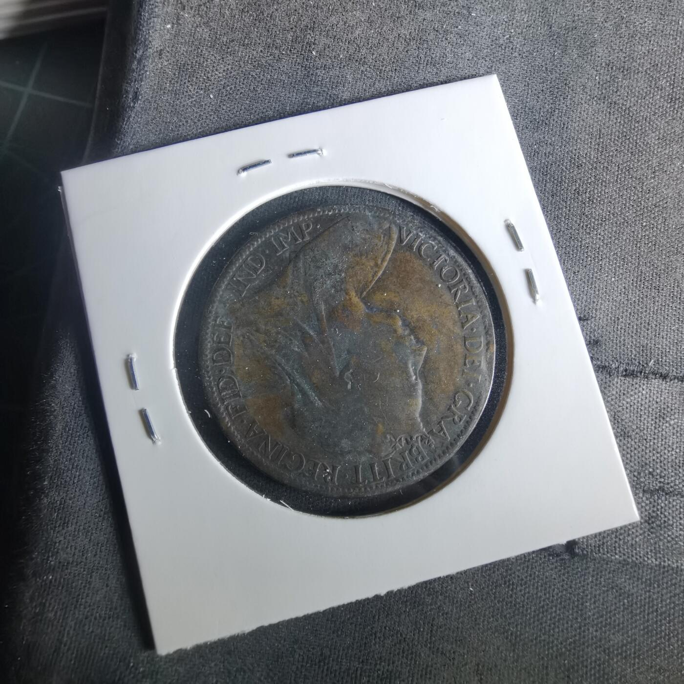 沼泽如烟--第1033场 英国1897年1便士