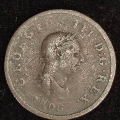 Krab外币市集Vol.27 - 英国1806年半便士