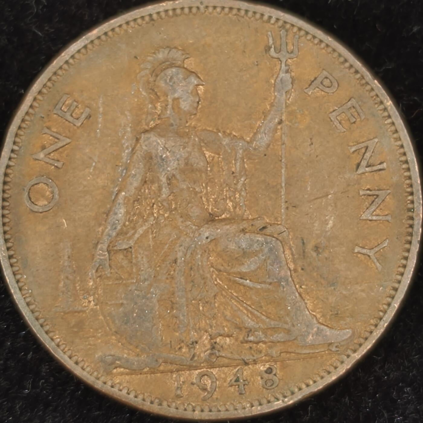 Krab外币市集Vol.27 英国1948年1便士