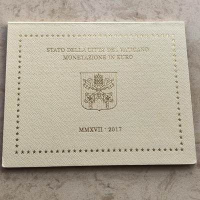 道一币馆币章第一百七十场 - 原包装 梵蒂冈2017年欧元套币八枚