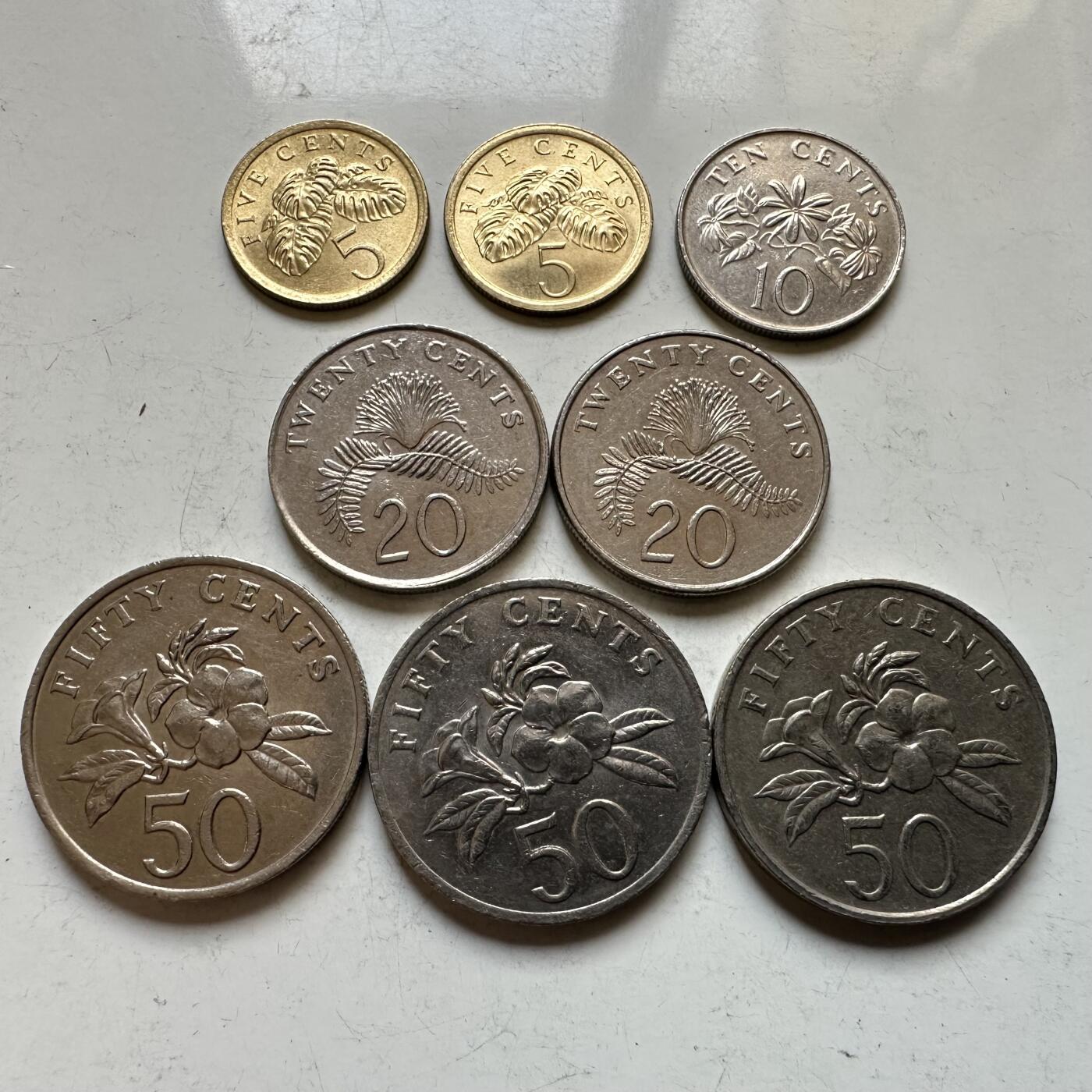 🌹外币初藏🌹🐯2026年第34场   每周二四六晚8️⃣点 接代拍 新加坡花卉版 8枚