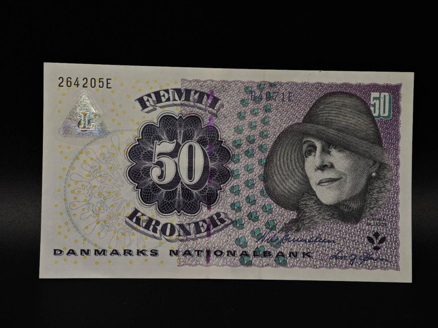  【淘币小摊】限时拍第八百八十二拍   纸币场    每周一统一发货 丹麦50克朗纸币