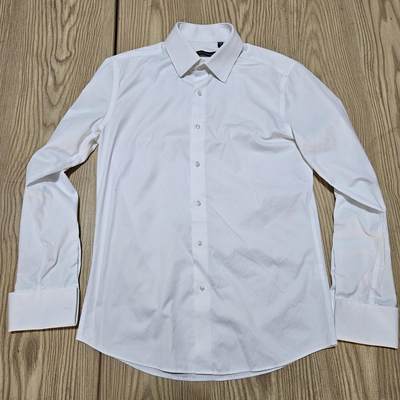 0元起拍勋章 第341期 咸鱼国勋章拍卖专场 3月25日（周三）下午6：00开始 - 古着法袖衬衣 领围39 肩宽44 胸围99 衣长68 袖长58