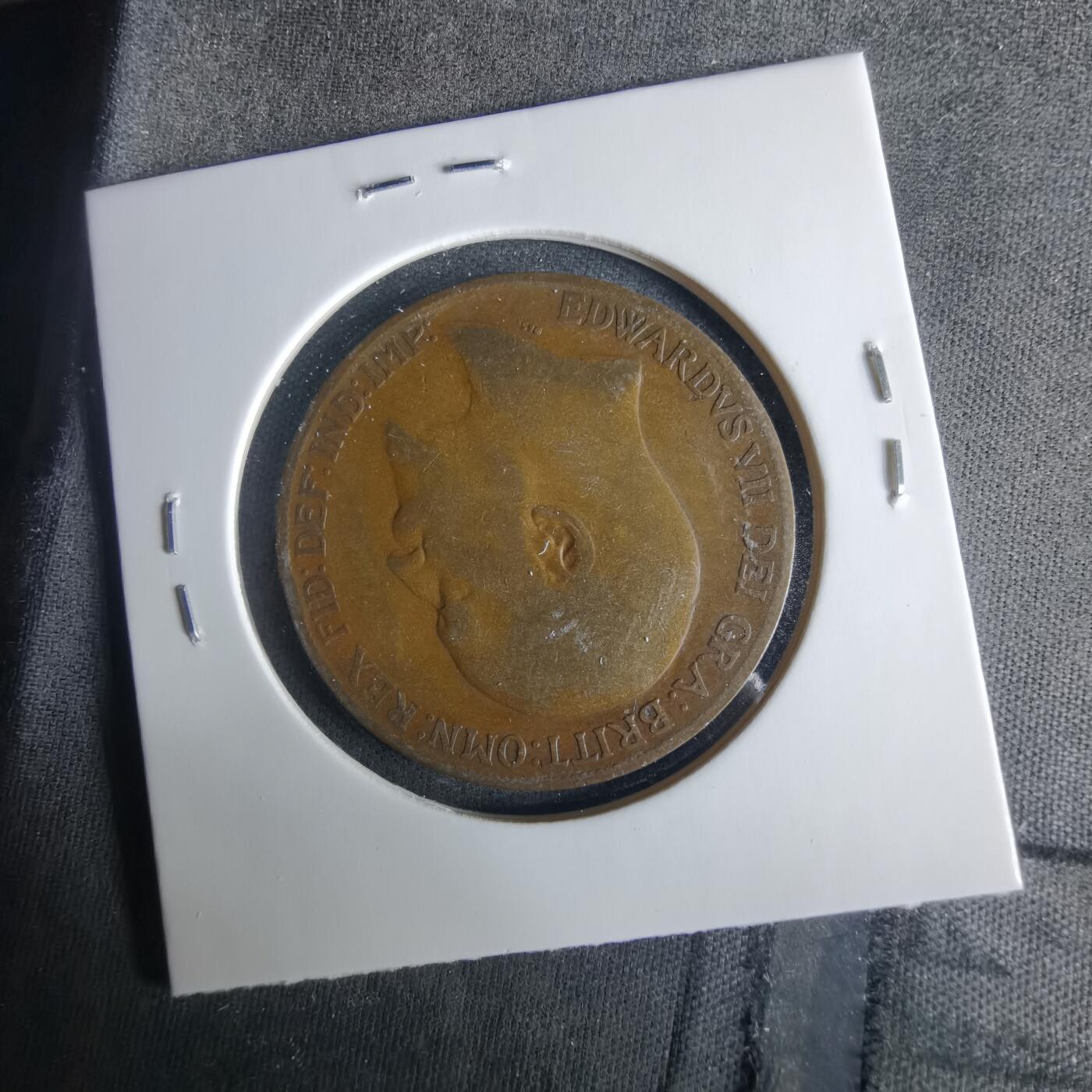 沼泽如烟--第1033场 英国1909年1便士