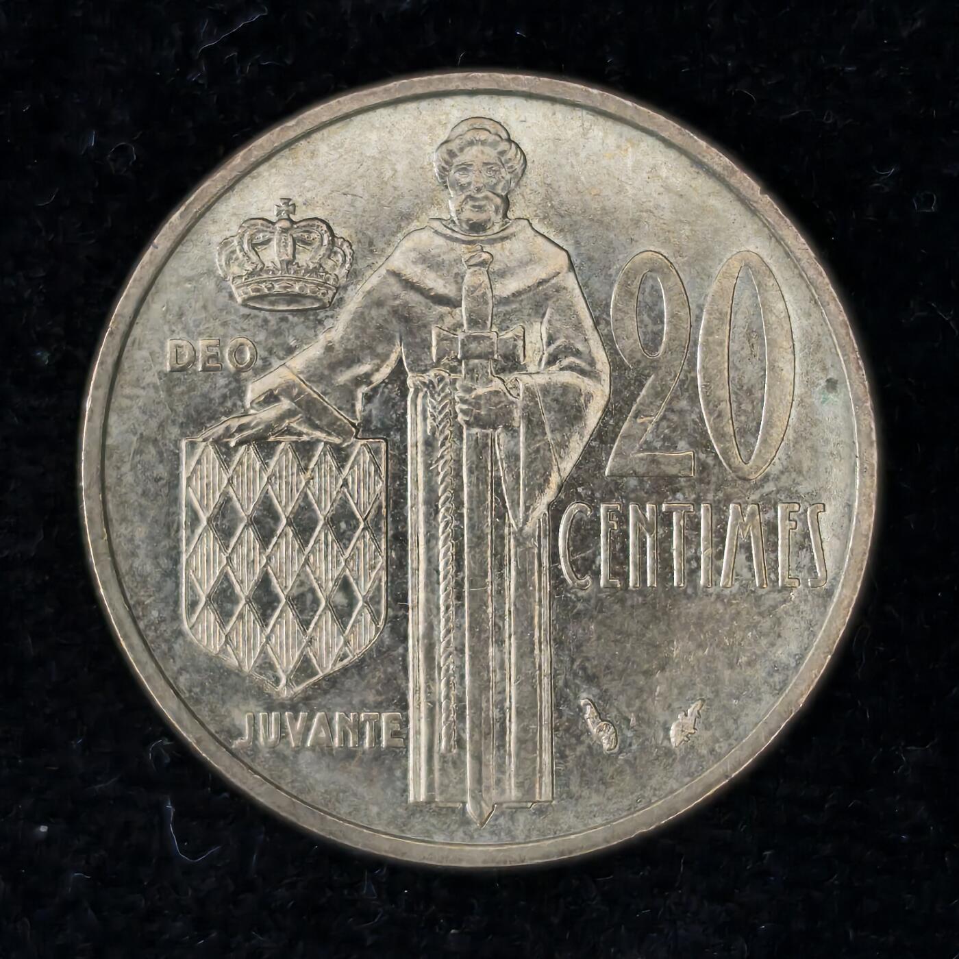 Krab外币市集Vol.27 摩纳哥1982年20分