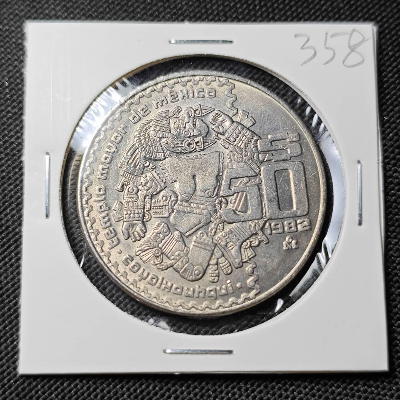 KK钱币收藏小铺   套币专场 2月预留时间 周末发货 1982墨西哥50比索 好品 