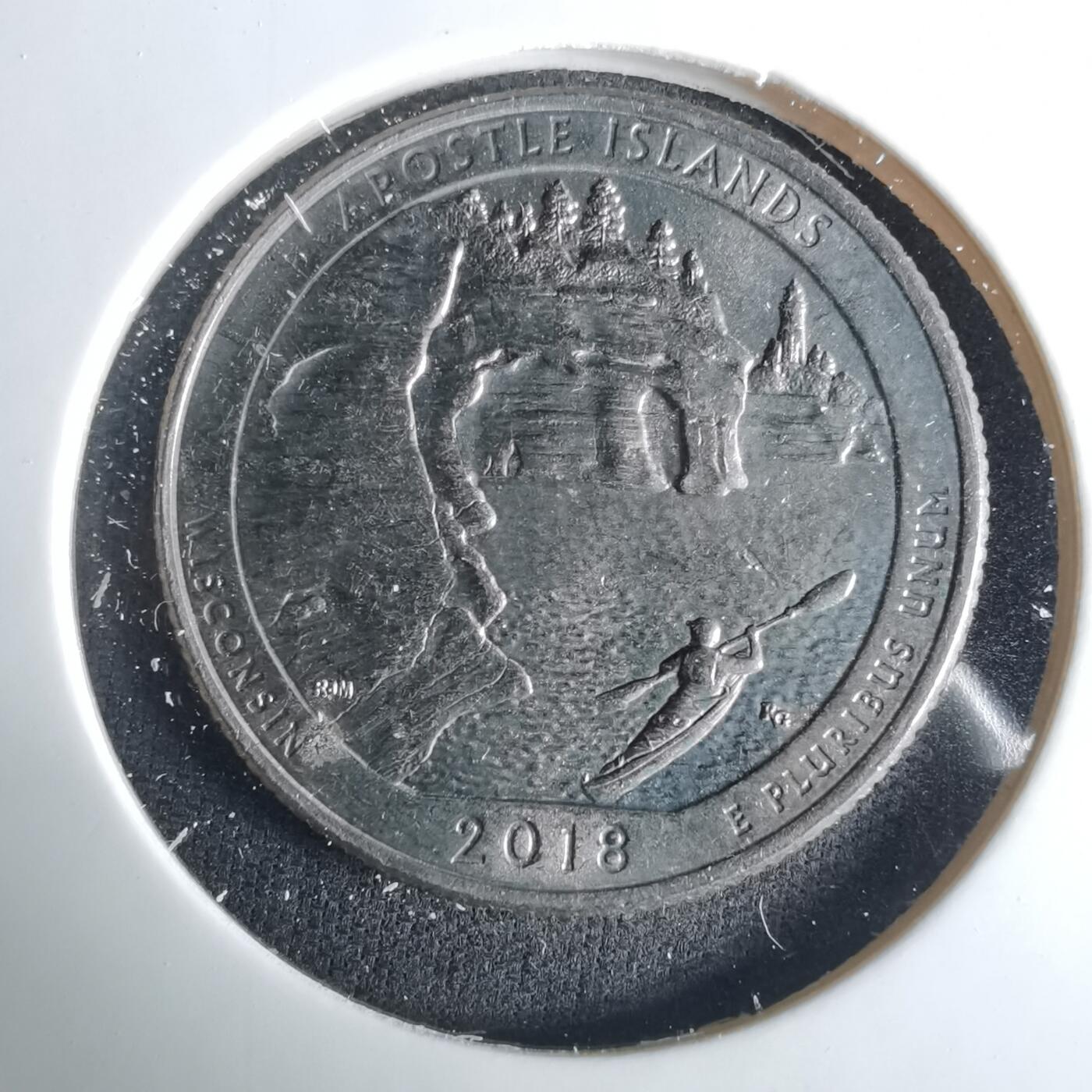 沼泽如烟--第1033场 美国2018年25分纪念币