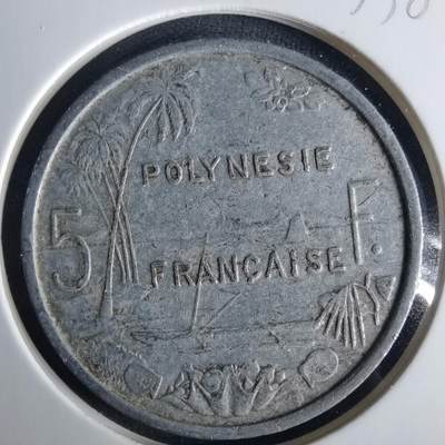 沼泽如烟--第1033场 - 法属波利尼西亚1965年5法郎