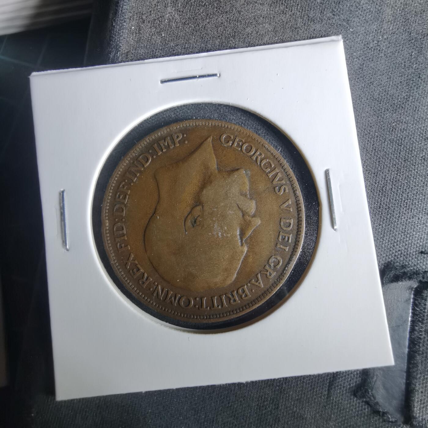 沼泽如烟--第1033场 英国1919年1便士