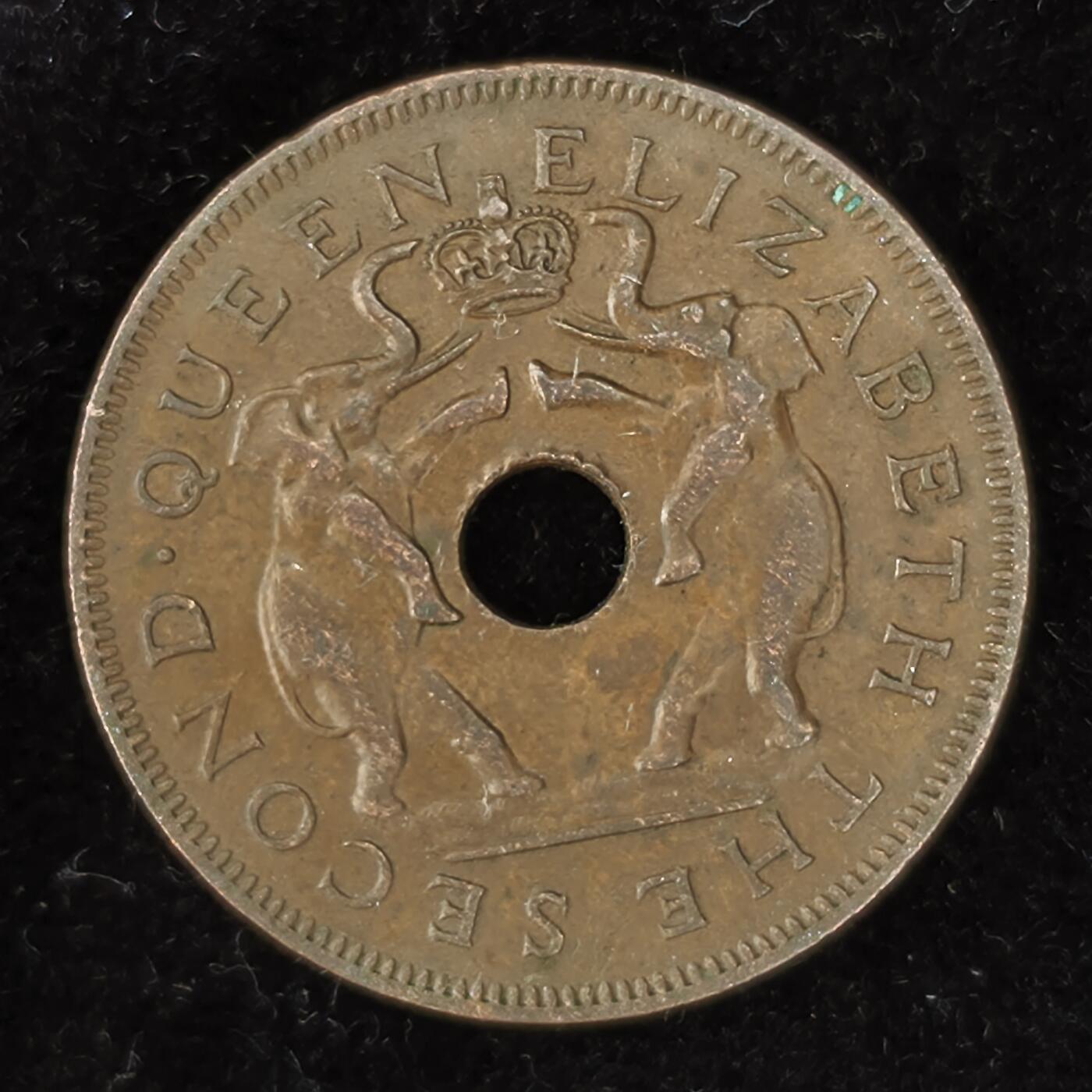 Krab外币市集Vol.27 罗德西亚和亚萨兰1957年1便士