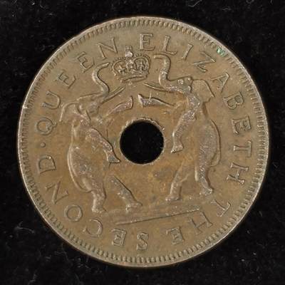 Krab外币市集Vol.27 - 罗德西亚和亚萨兰1957年1便士