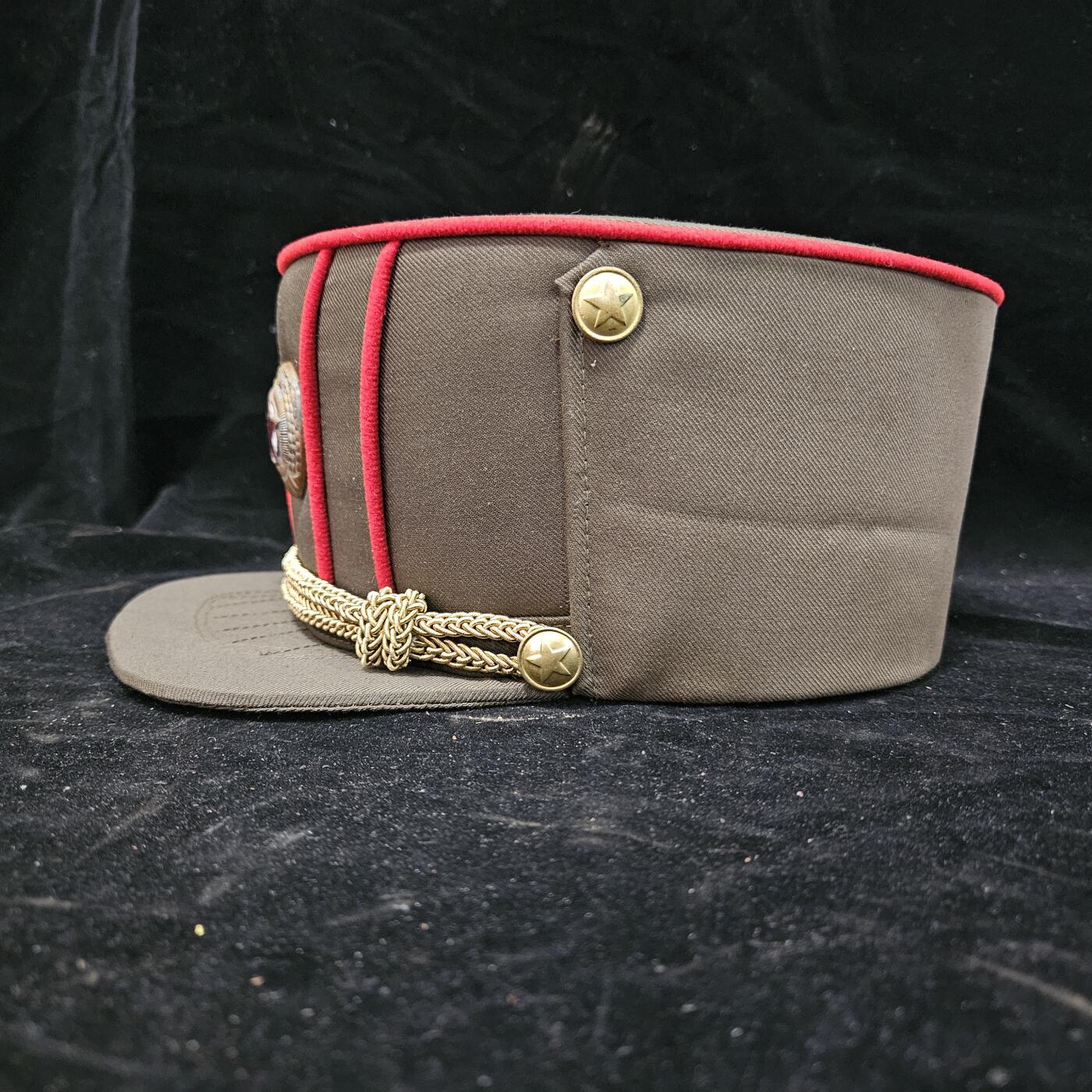 0元起拍勋章 第341期 咸鱼国勋章拍卖专场 3月25日（周三）下午6：00开始 朝鲜将官筒帽 56CM