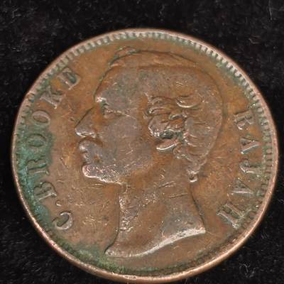 Krab外币市集Vol.27 - 沙捞越1885年1分”