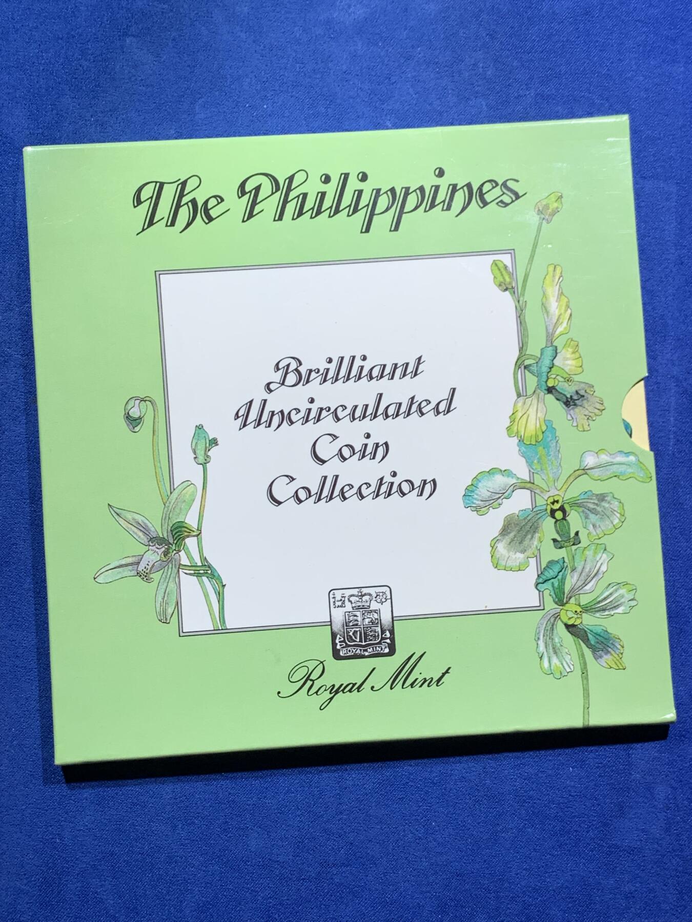 《竞宝斋》第473场 周日，周一 2场连拍 （全场包邮）欢迎送拍 菲律宾1983年七枚装套币