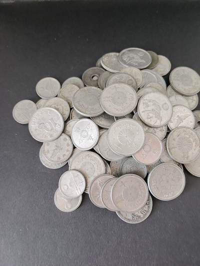 猩哥外币小铺➨【第224场】 - 日本铝币100个