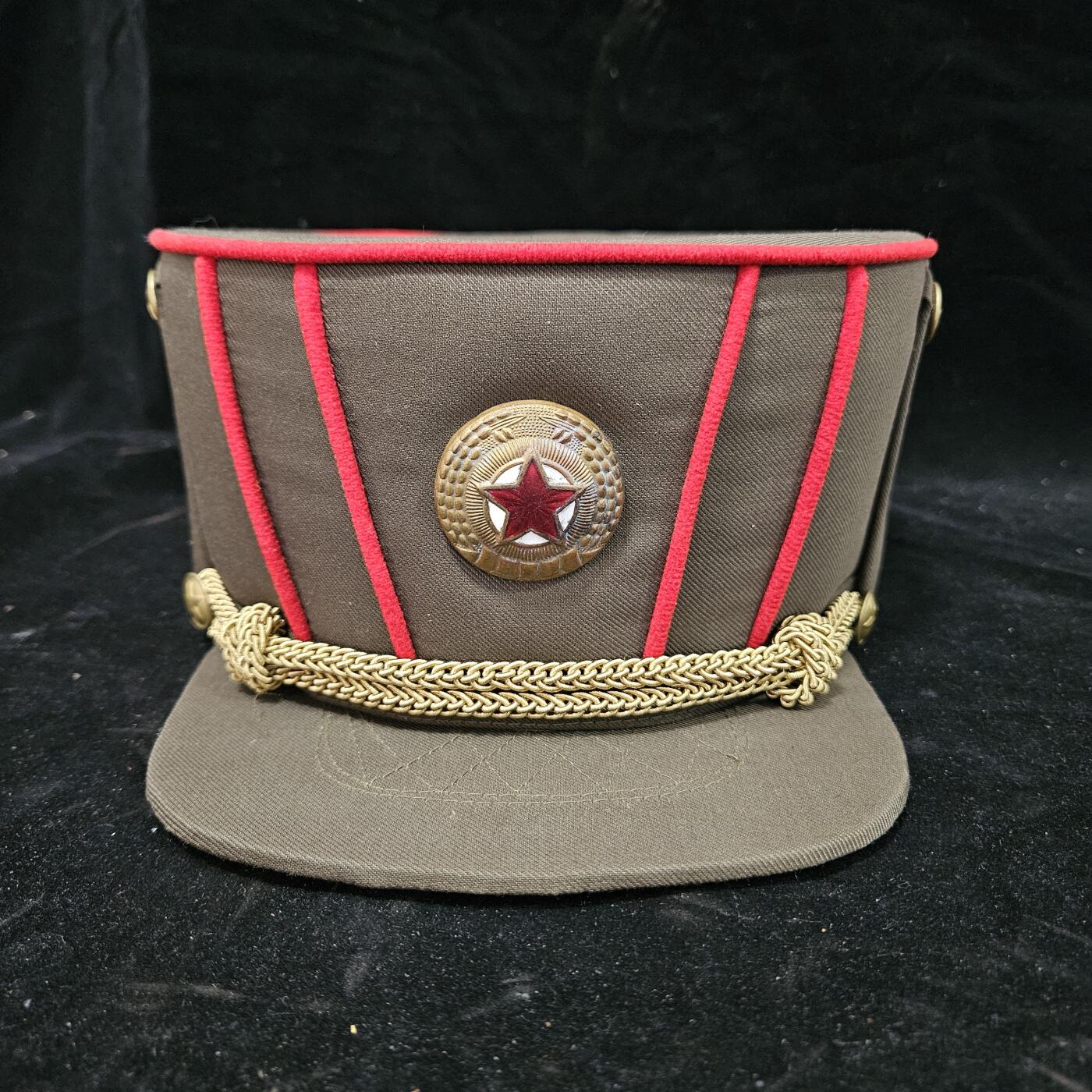 0元起拍勋章 第341期 咸鱼国勋章拍卖专场 3月25日（周三）下午6：00开始 朝鲜将官筒帽 56CM