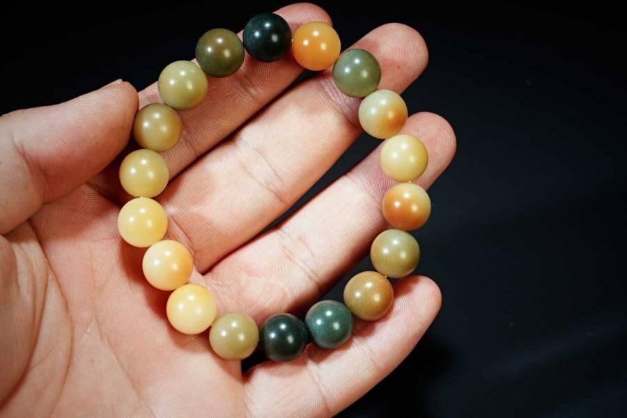 上海都达杂项专场五十八【全场包邮】  多彩菩提圆珠手串93-231