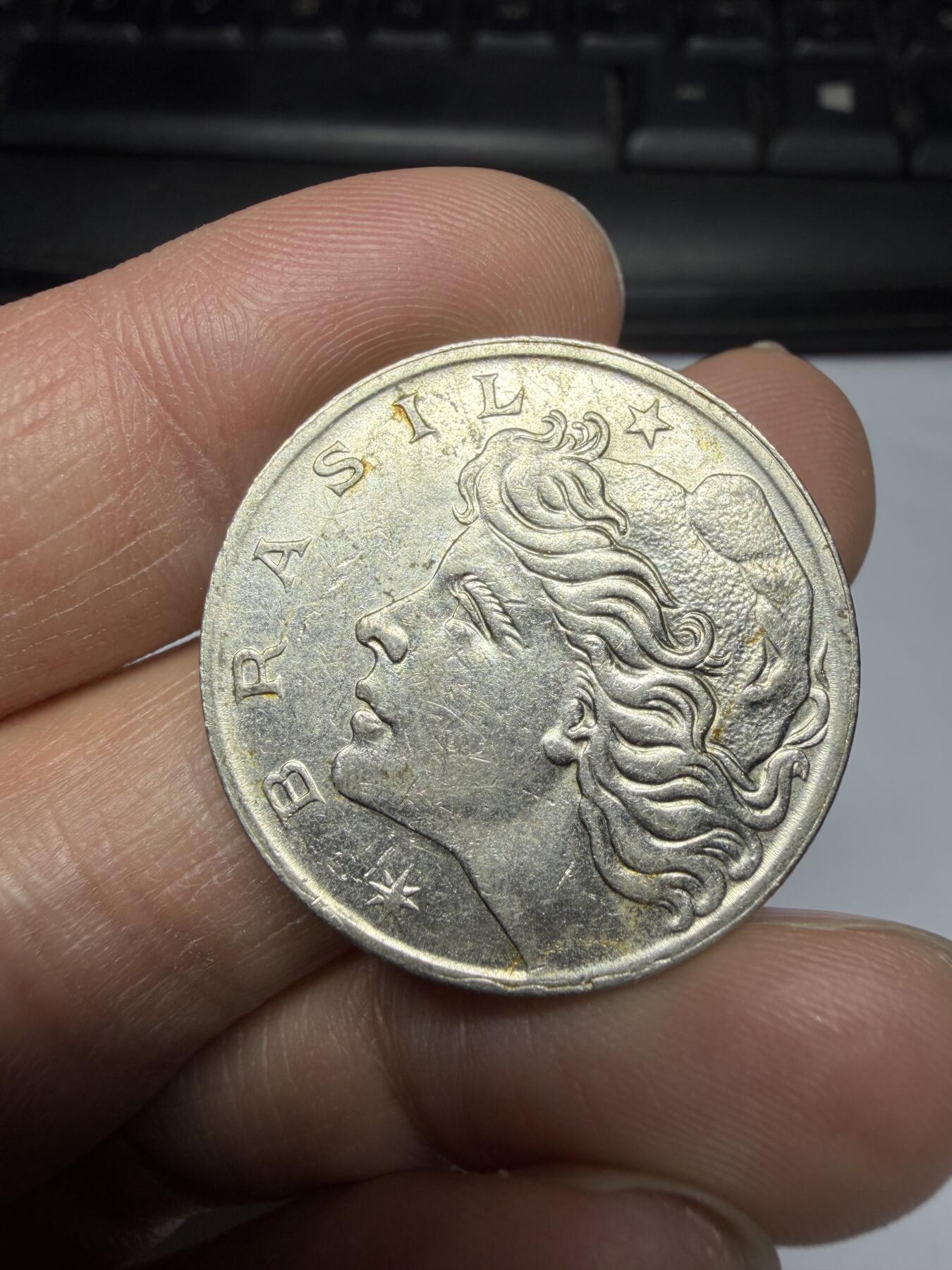 2026年集古藏今外币拍卖第三期-第7场—（总第317拍），可以寄存60天，满160元包邮。 1970年巴西1克鲁塞罗