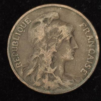 Krab外币市集Vol.27 - 法国1900年10分