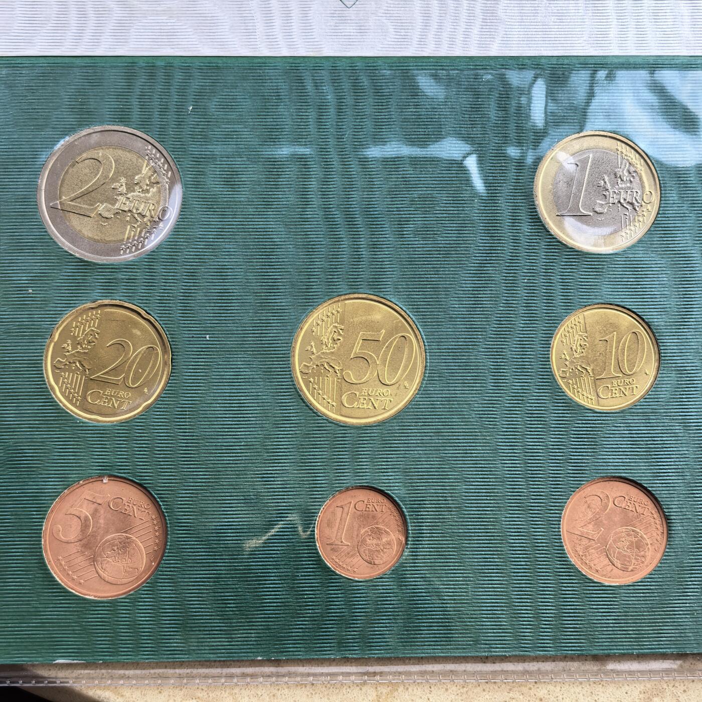 道一币馆币章第一百七十场 原包装 梵蒂冈2010年欧元套币八枚