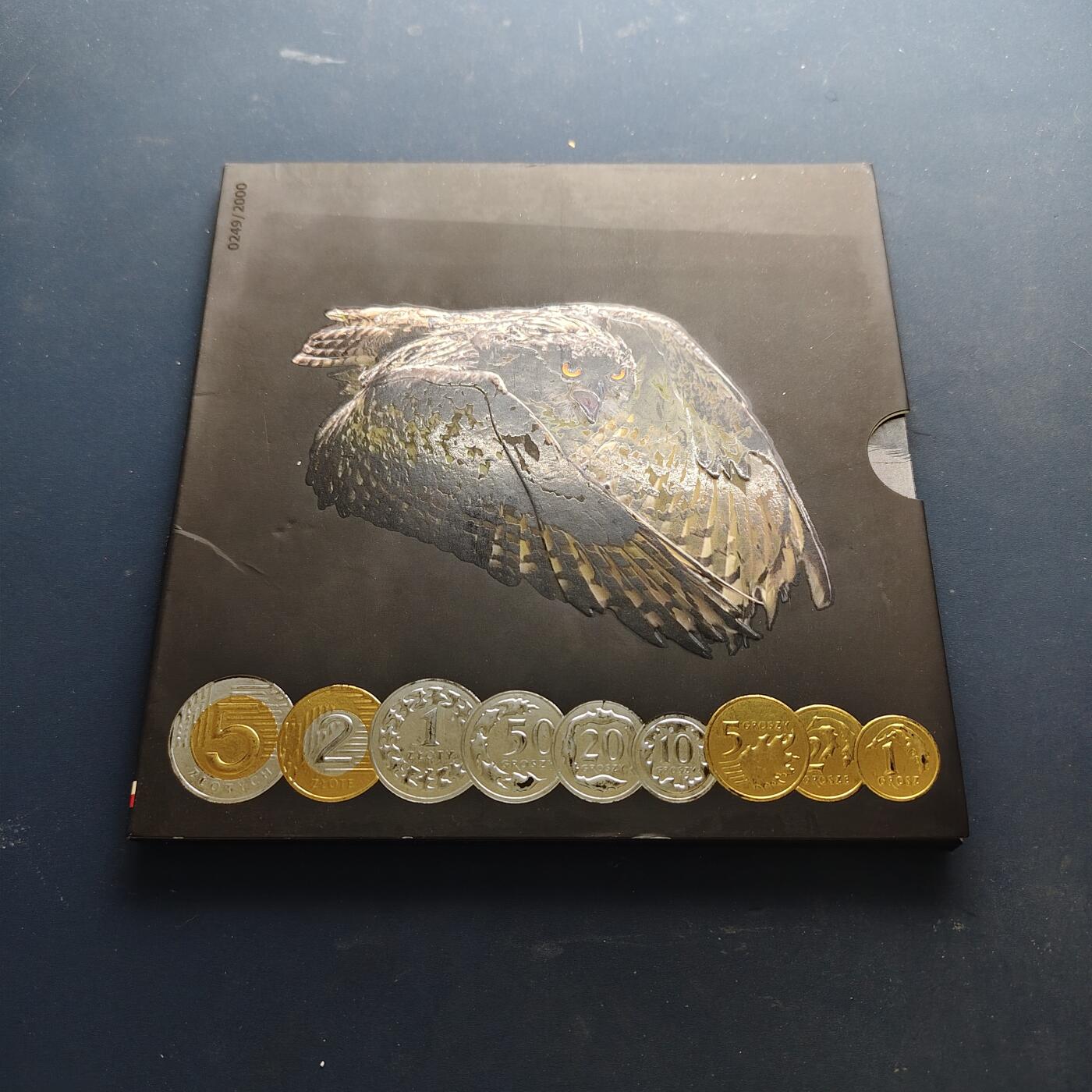【全场包邮】纯粹捡漏拍515场 波兰2017年保护猫头鹰主题官方封装套币