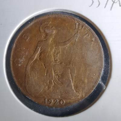 沼泽如烟--第1033场 - 英国1920年1便士