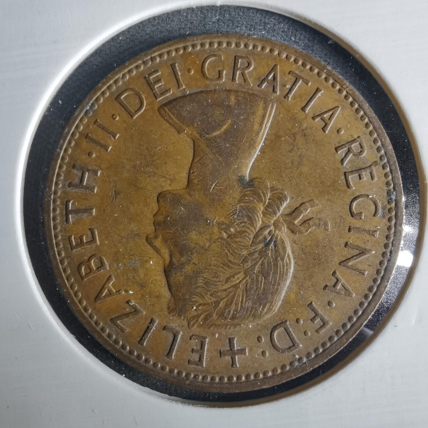 沼泽如烟--第1033场 英国1967年1便士