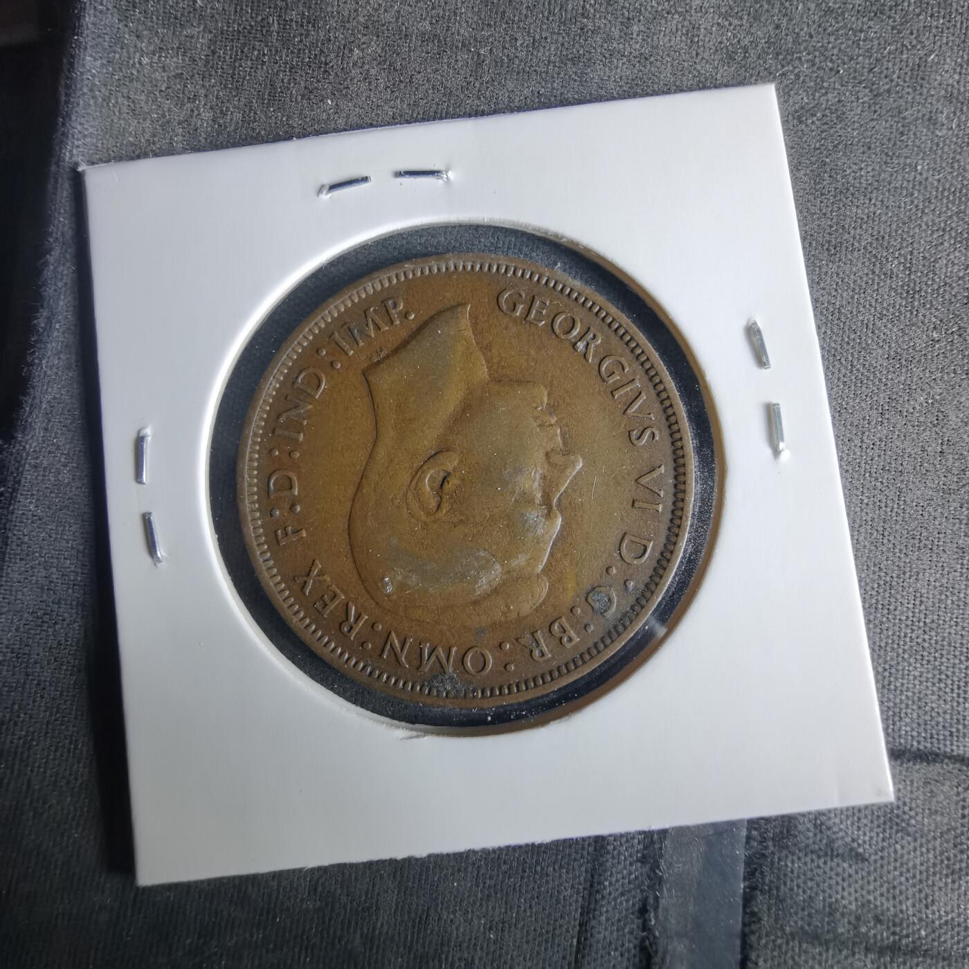 沼泽如烟--第1033场 英国1939年1便士