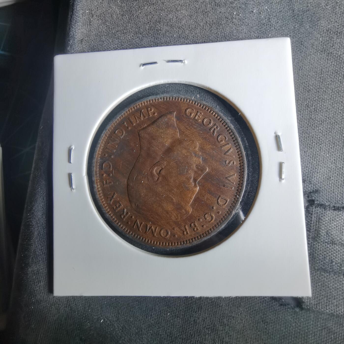 沼泽如烟--第1033场 英国1945年1便士