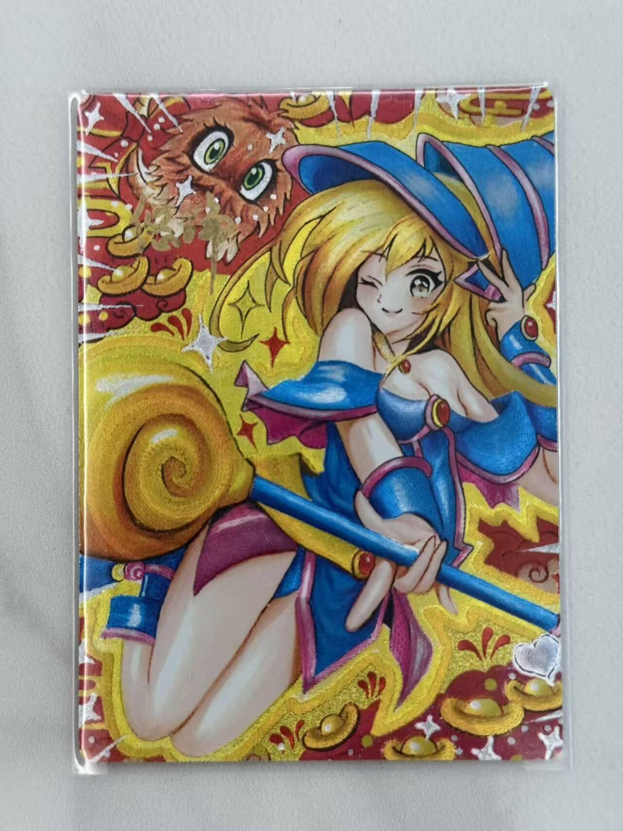 龙虎卡牌-八零场，奇点炸场！！（满200元包邮，无佣金，每周六结拍，欢迎送拍） 【亲签 编号2/9】 粗闪卡 奇点 悠扬 - 手绘黑魔女