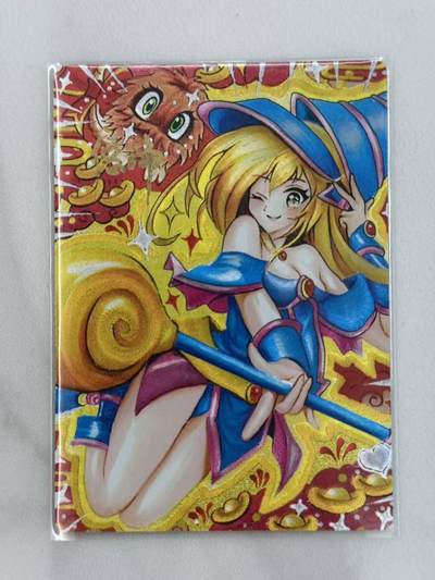 龙虎卡牌-八零场，奇点炸场！！（满200元包邮，无佣金，每周六结拍，欢迎送拍） - 【亲签 编号2/9】 粗闪卡 奇点 悠扬 - 手绘黑魔女