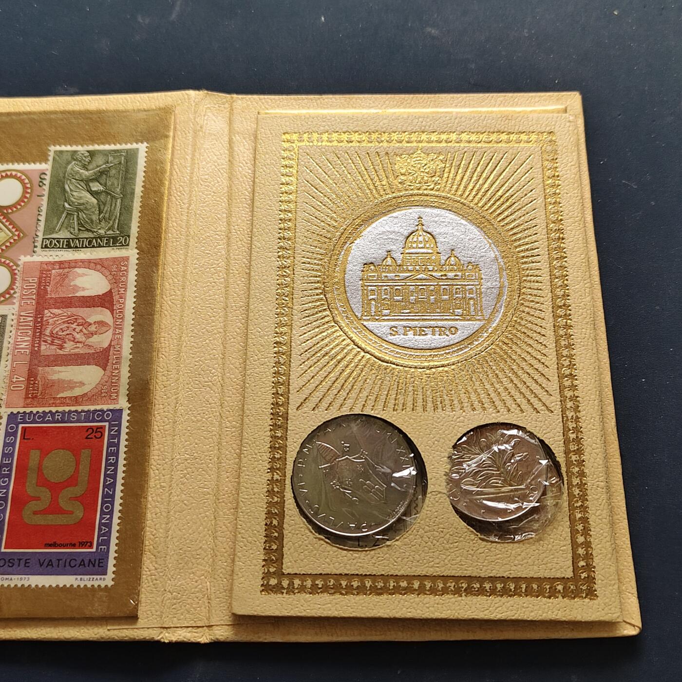 【全场包邮】纯粹捡漏拍514场 梵蒂冈旅游纪念邮币手册