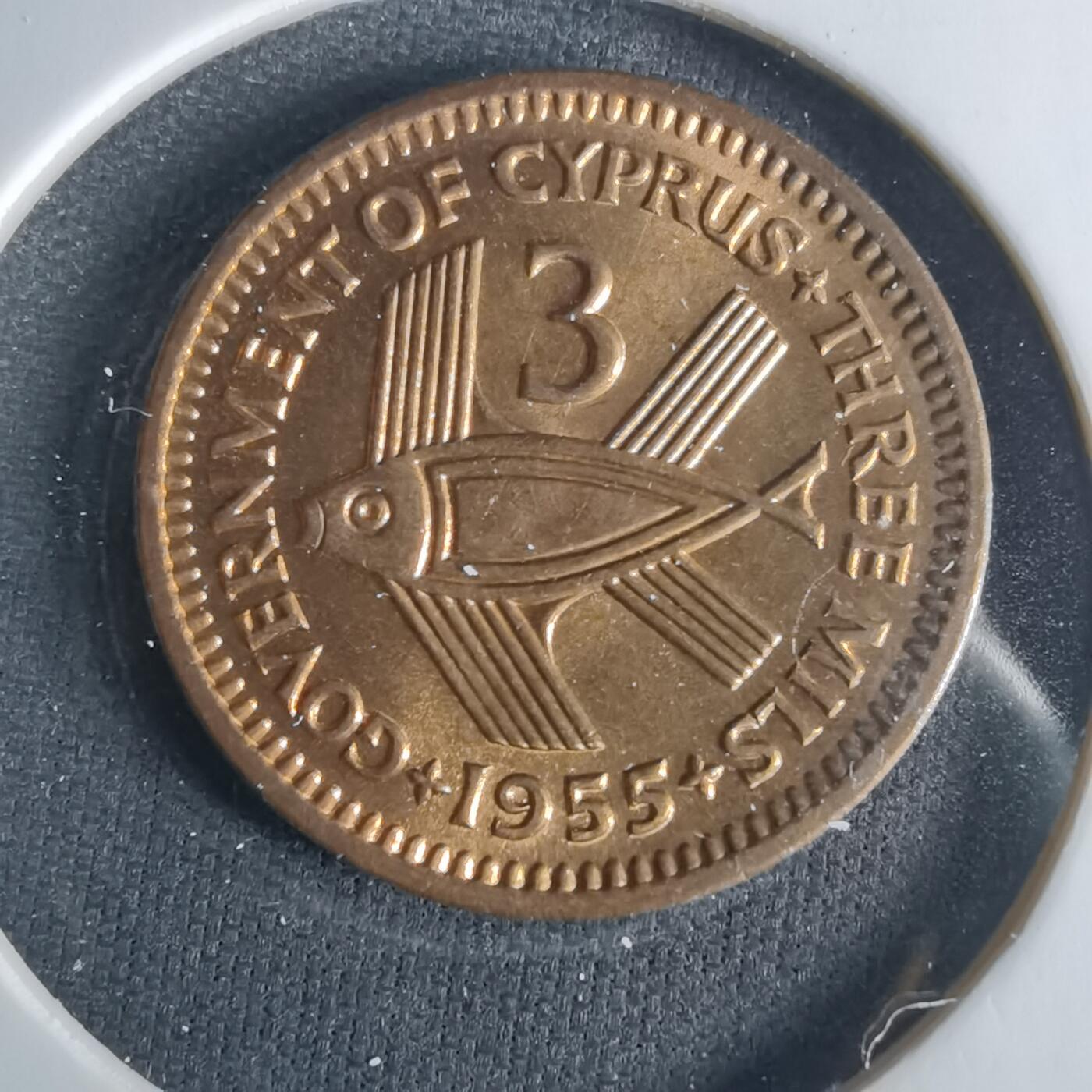 沼泽如烟--第1033场 塞浦路斯1955年3米尔