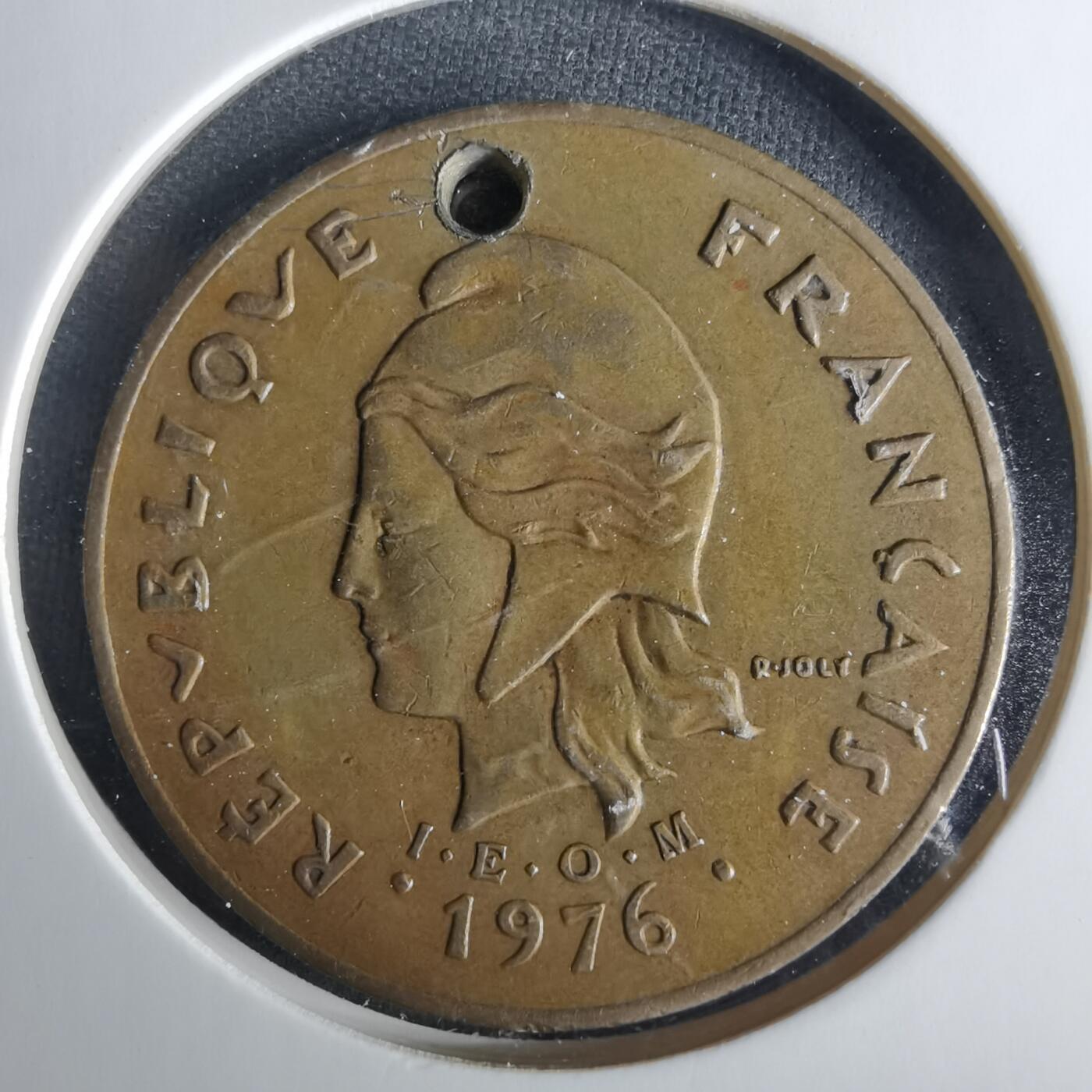 沼泽如烟--第1033场 法属新喀里多尼亚1976年100法郎