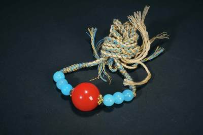 上海都达杂项专场五十八【全场包邮】  - 天然红玛瑙锁骨链挂件 附鉴定证书93-77