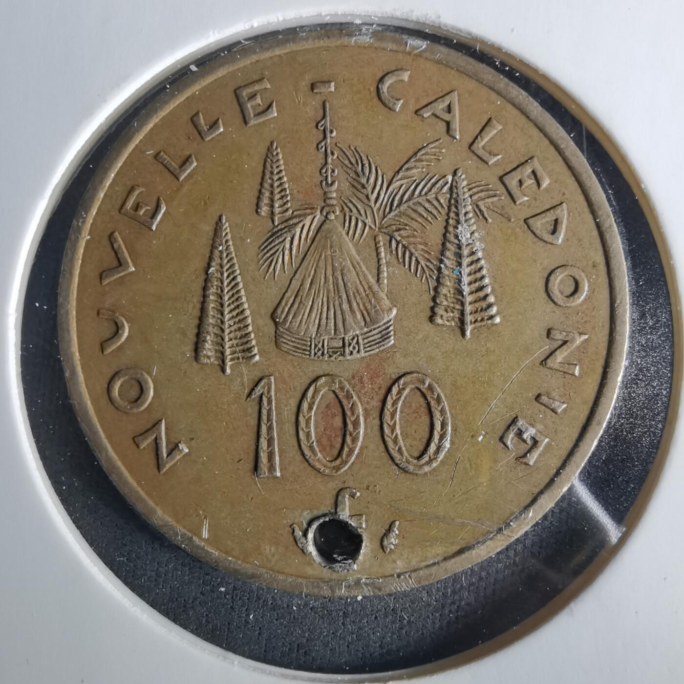 沼泽如烟--第1033场 法属新喀里多尼亚1976年100法郎