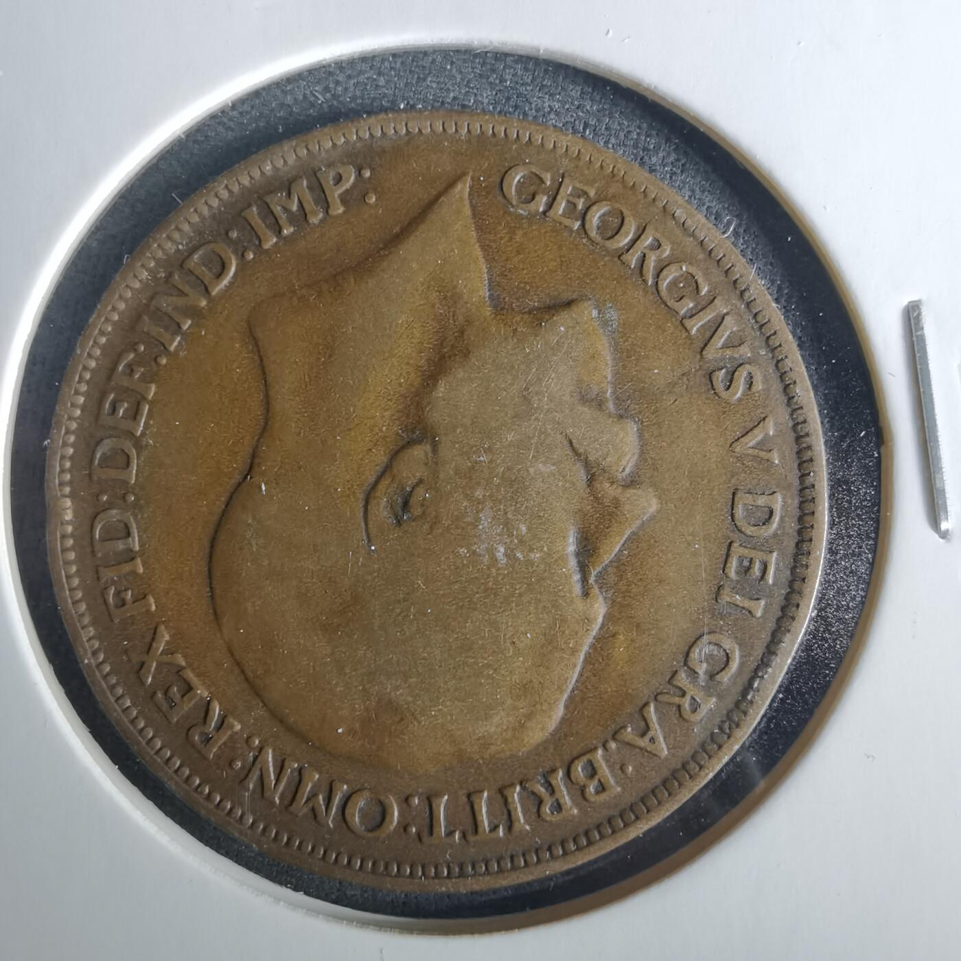 沼泽如烟--第1033场 英国1919年1便士