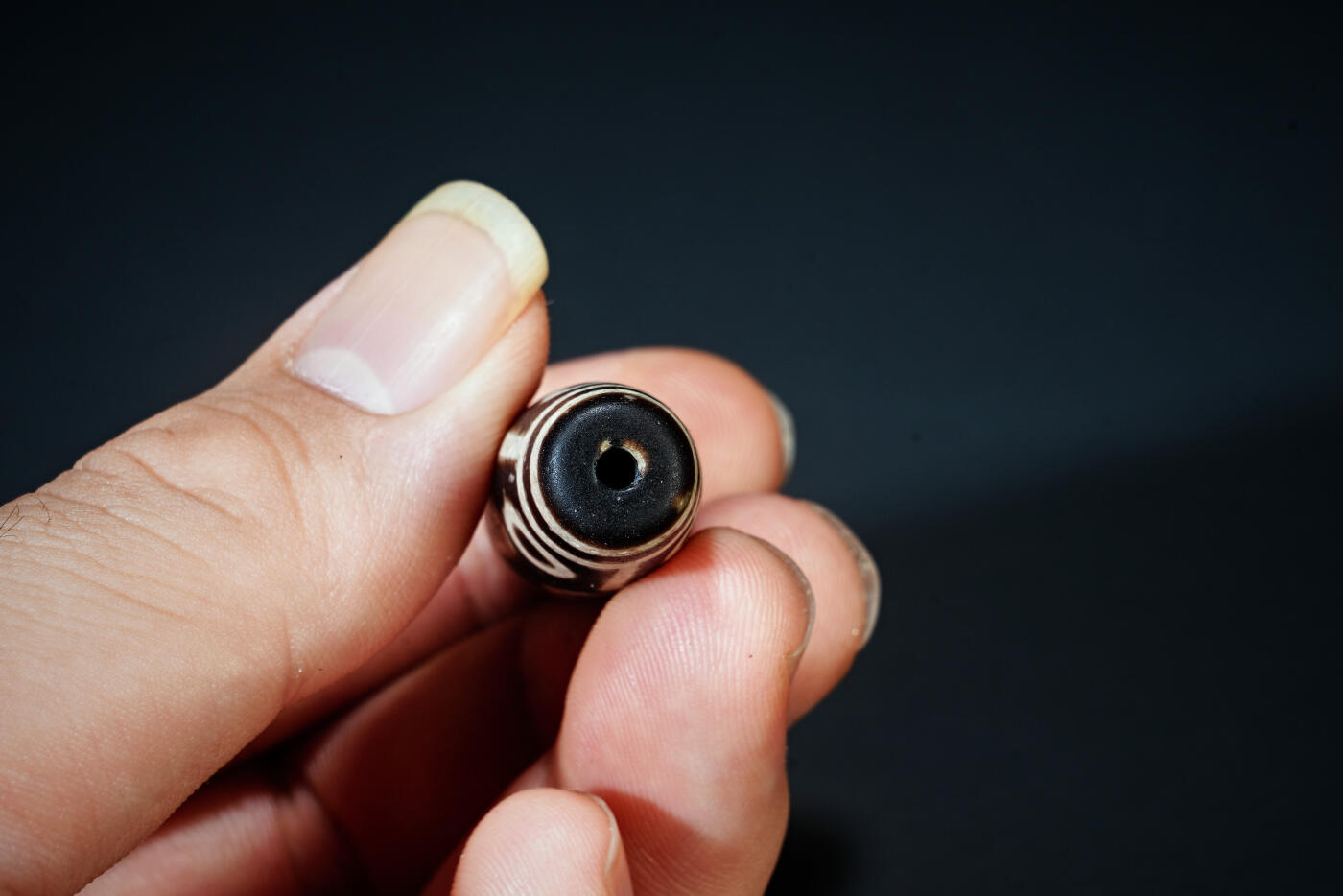 上海都达杂项专场五十八【全场包邮】  九眼玛瑙天珠93-78