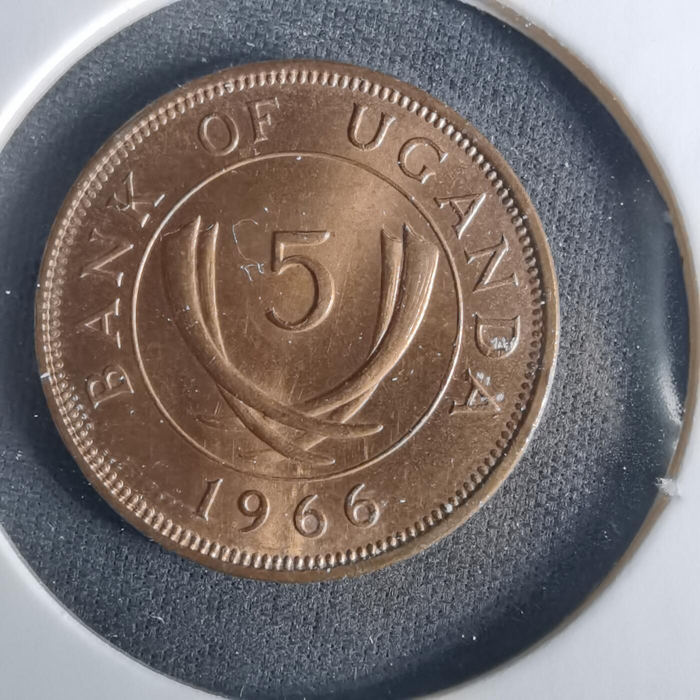 沼泽如烟--第1033场 乌干达1966年五分